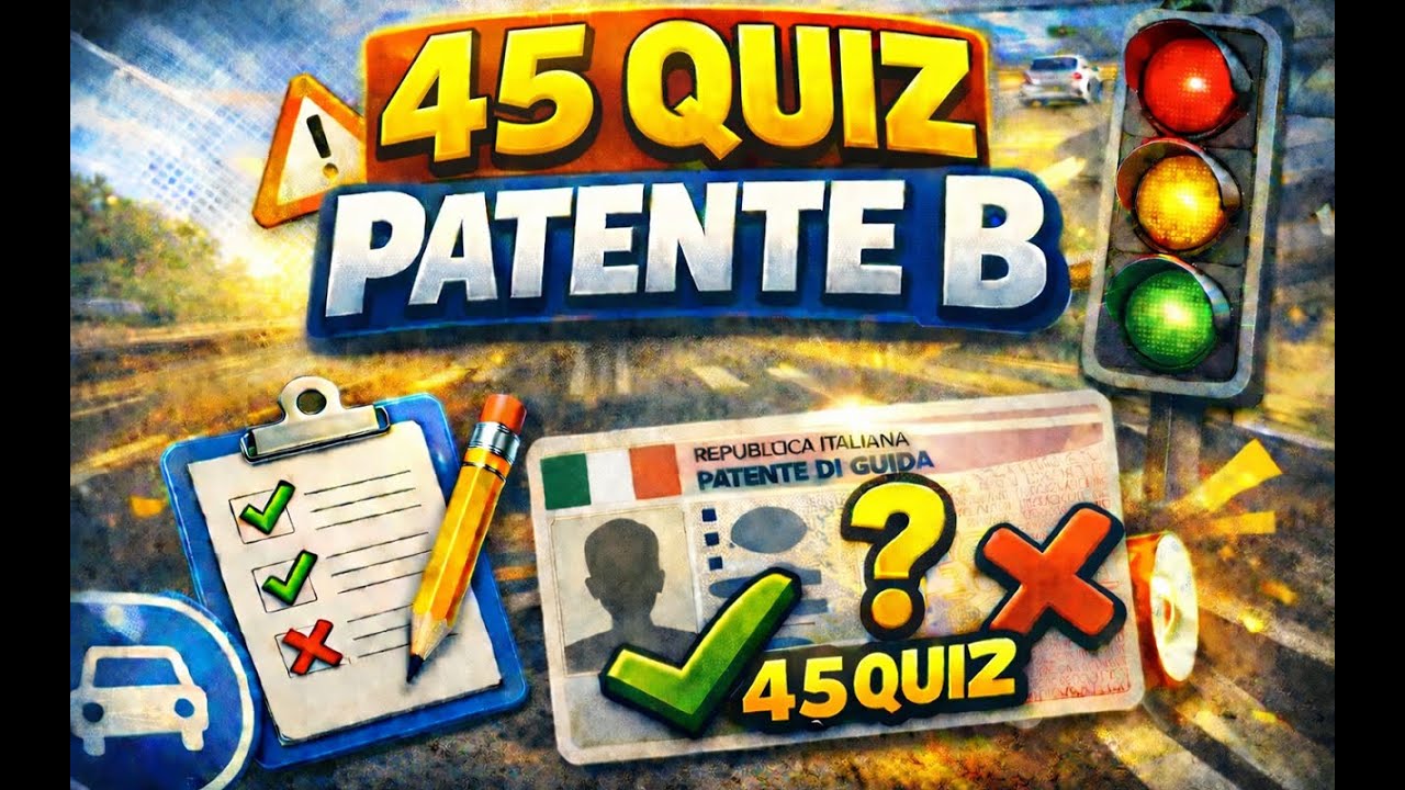 Quiz della Patente B: Con 45 quiz #60