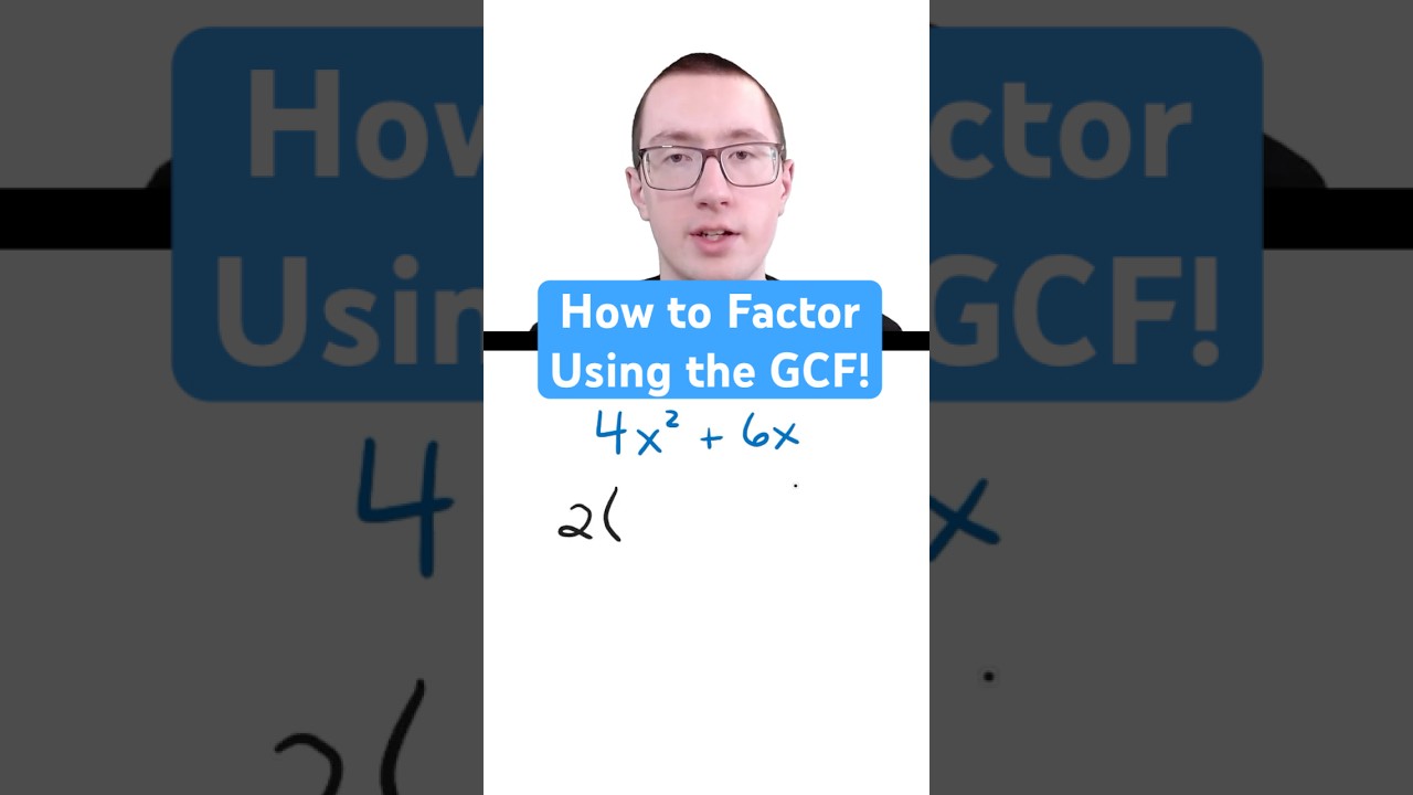 How to Factor Using the GCF!