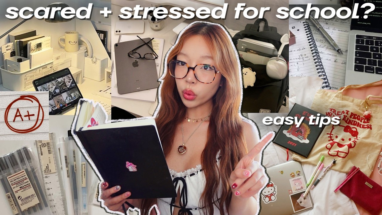 things you NEED to do for back to school 📓&nbsp;*EASY A* organization, study tips, emergency kit