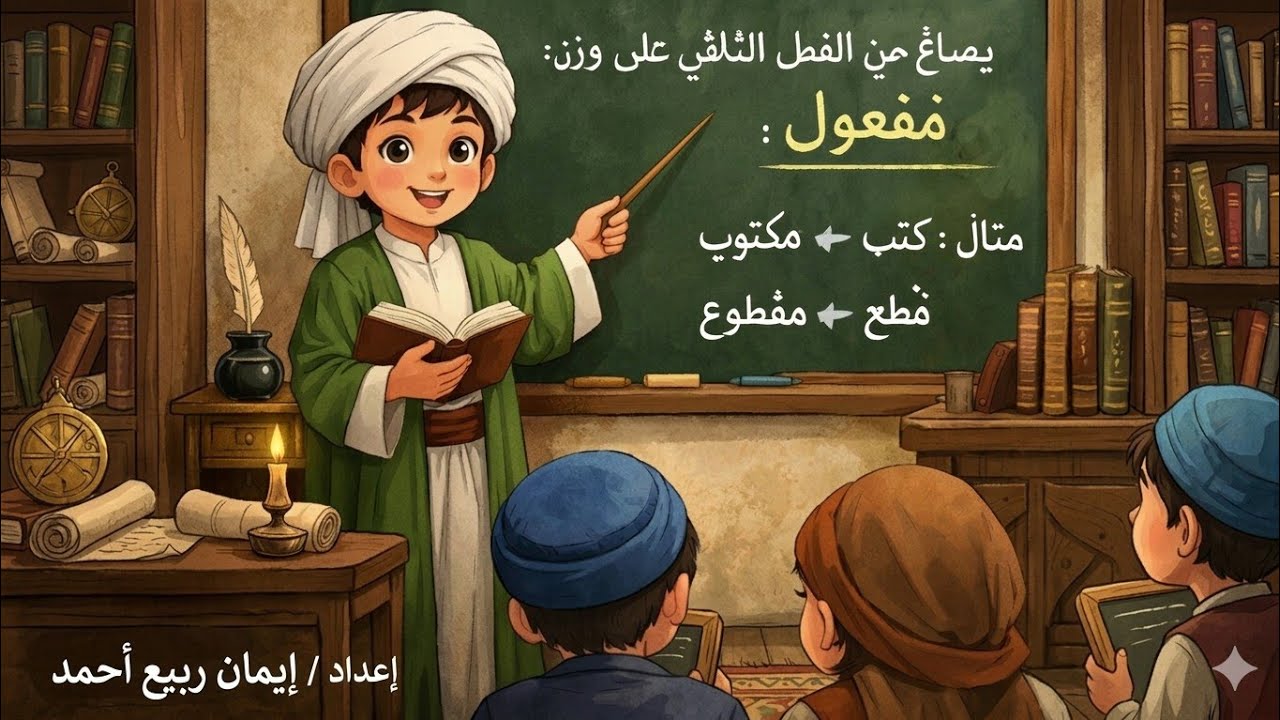@سيبويه الصغير الوجيز في صياغة اسم المفعول 