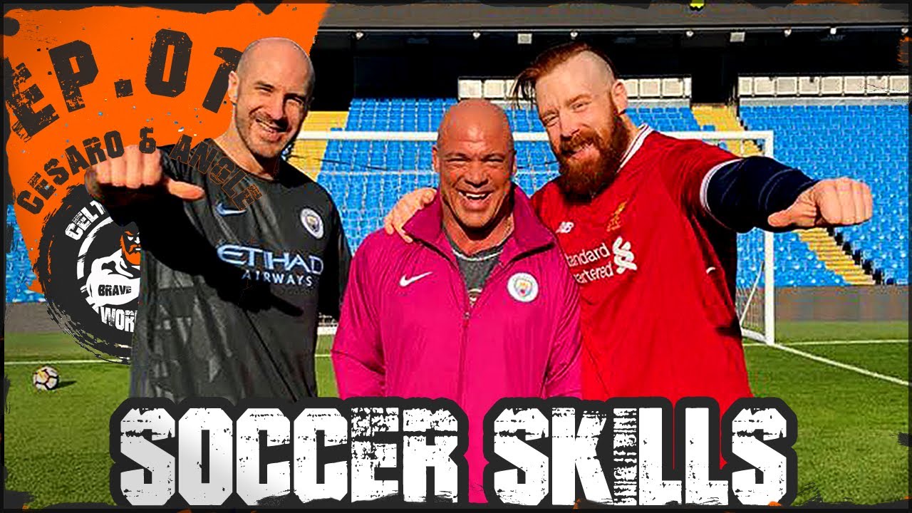Kurt Angle & Cesaro | Ep.01 Manchester City Soccer Skills