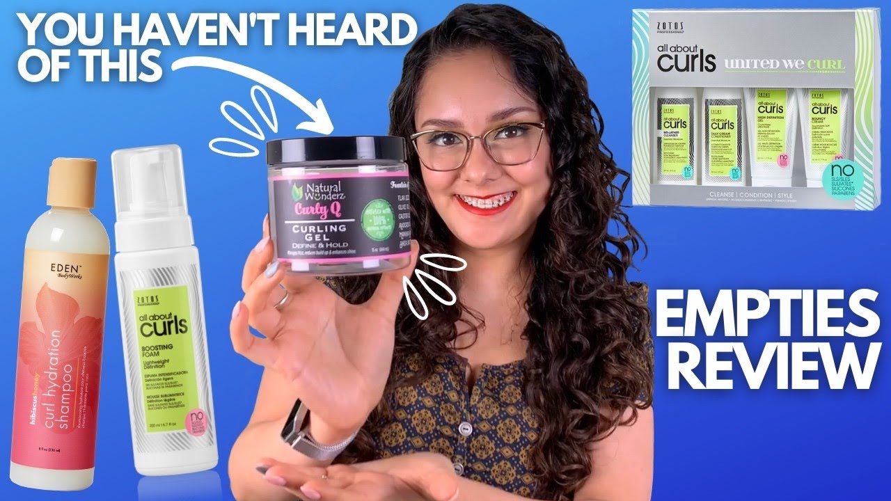 Natural Hair Product Empties