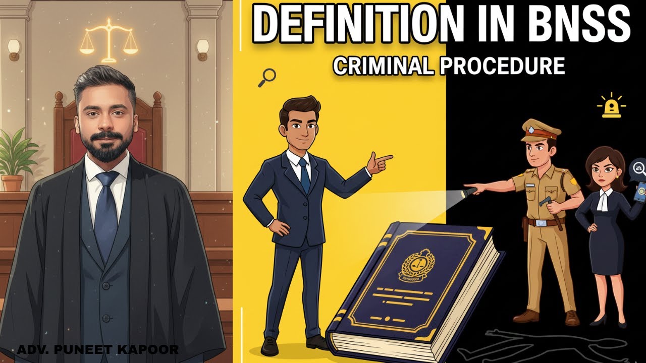 BNSS Definitions Simplified | One Lecture That Decides Your Criminal Law Basics