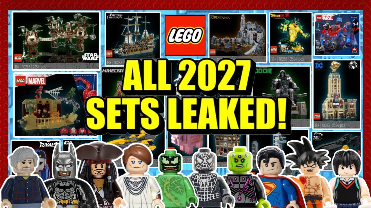 ALL NEW LEGO 2027 SETS LEAKED (SO FAR)! Marvel, Star Wars, Harry Potter, Icons, Minecraft & MORE!
