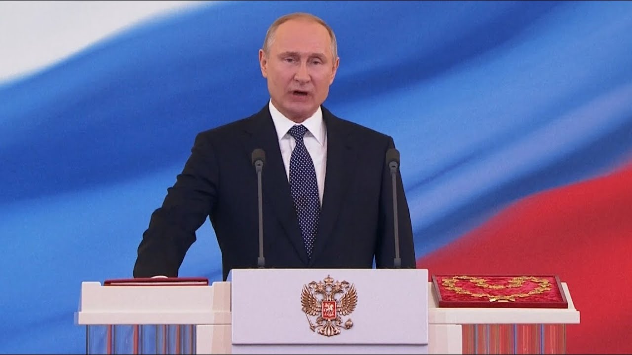 Vladimir Putin sworn in for fourth term as Russian President | ITV News