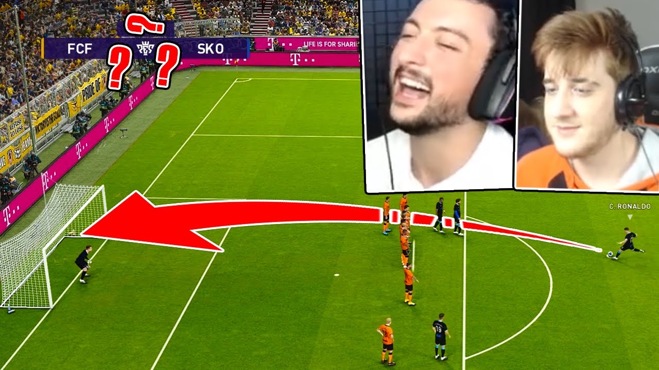 MERVAN RONALDO İLE O KADAR ŞANSA BİR FRİKİK GOLÜ ATIYOR Kİ.. İNANAMAYACAKSINIZ ! KAPIŞMA LİGİ !