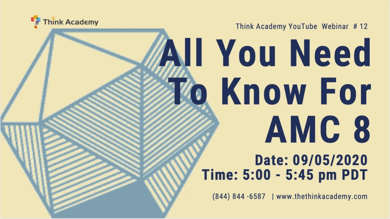 【Think Academy】Все, что вам нужно знать об AMC 8 - Эдди