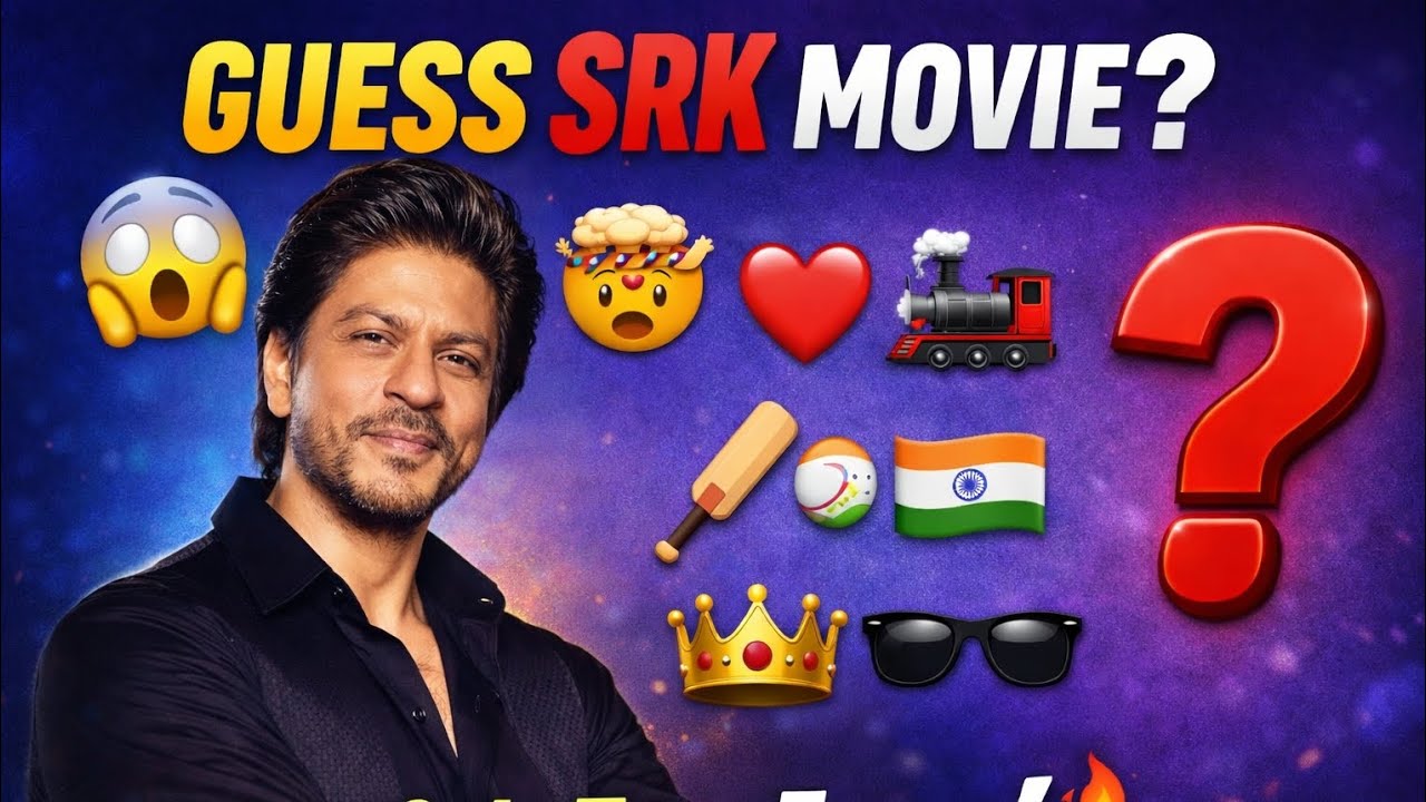 Guess the Shah Rukh Khan Movie From Just Emojis! 🎬