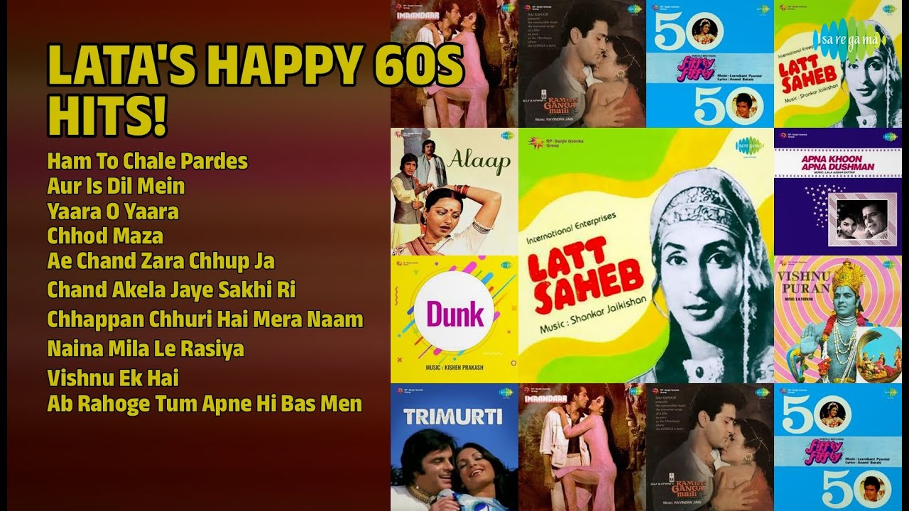 लता जी के खुशहाल गीत! | Lata Mangeshkar Songs | Ham To Chale Pardes | Aur Is Dil Mein