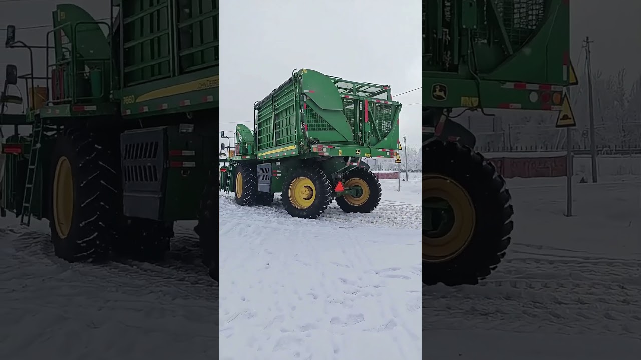 John Deere Cotton Picker 7660 #automobile #mechinecottoncanady #farming #farmingincanada #cotton