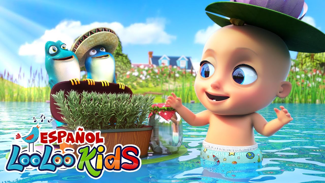 CU CU CANTABA LA RANA - Canciones infantiles - Canciones para Beb&eacute;s - Aprender Espa&ntilde;ol Para Ni&ntilde;os
