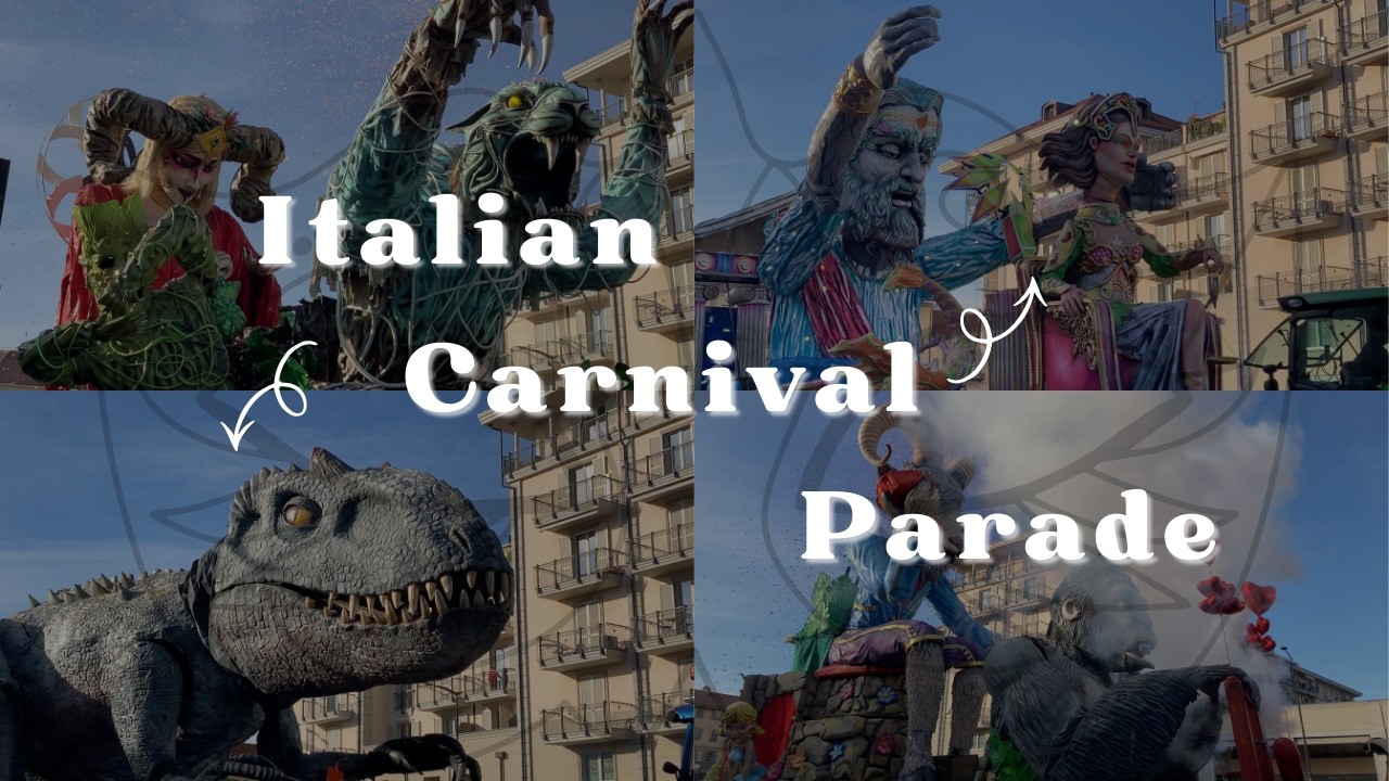 🎭 I bring you to a typical Italian Carnival Parade