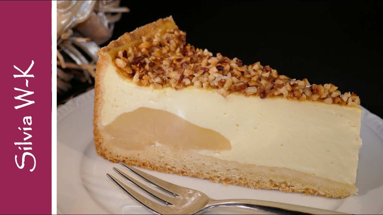 Pudding-Schmandkuchen mit Nüssen / ohne Gelatine / traumhaft / unser Lieblingskuchen