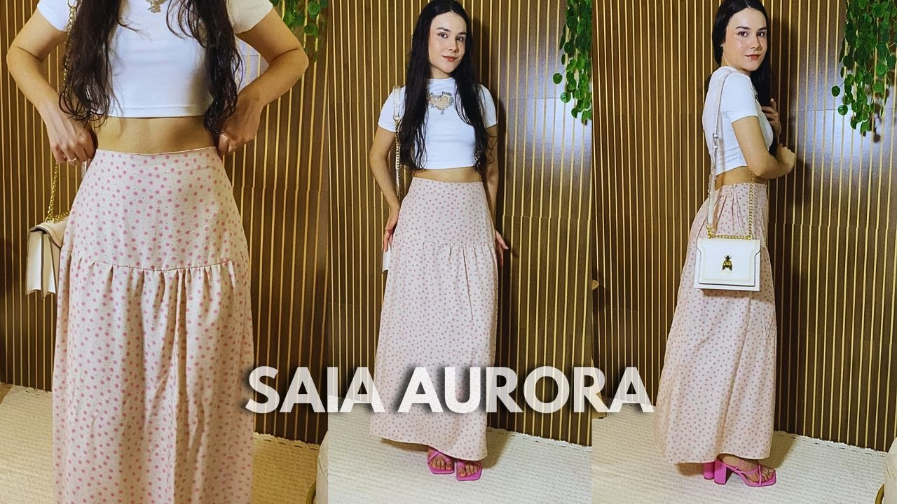 COMO FAZER SAIA DE VISCOSE COM PALA (SAIA AURORA)
