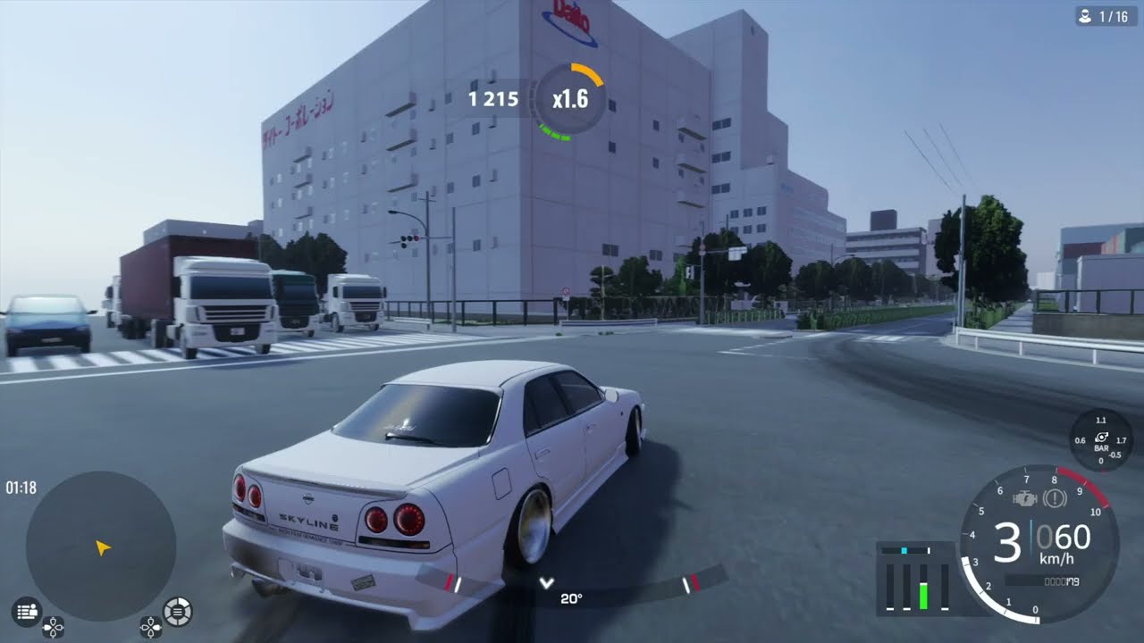 【CarX Drift Racing Online PS4版】大井埠頭倉庫街ドリフト練習！