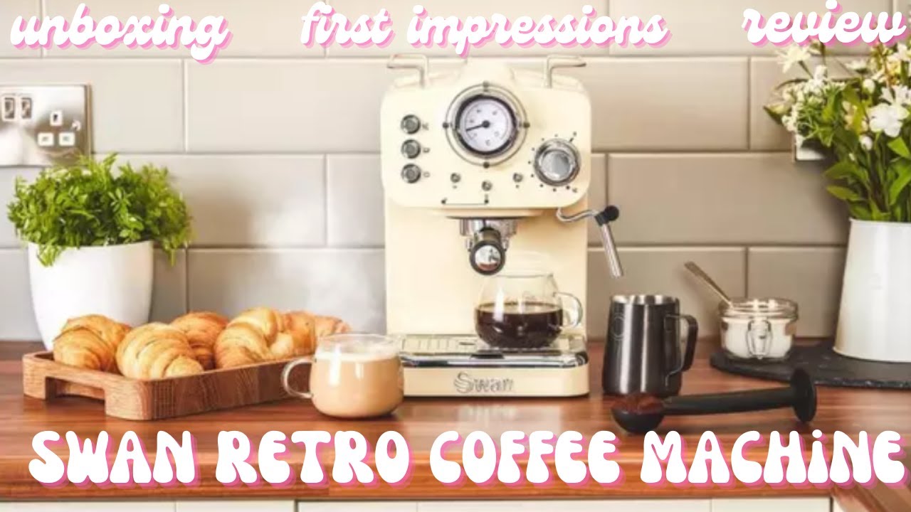 Swan Retro COFFEE MACHINE Unboxing - First Impressions - Review | Not expecting this #coffeemachine