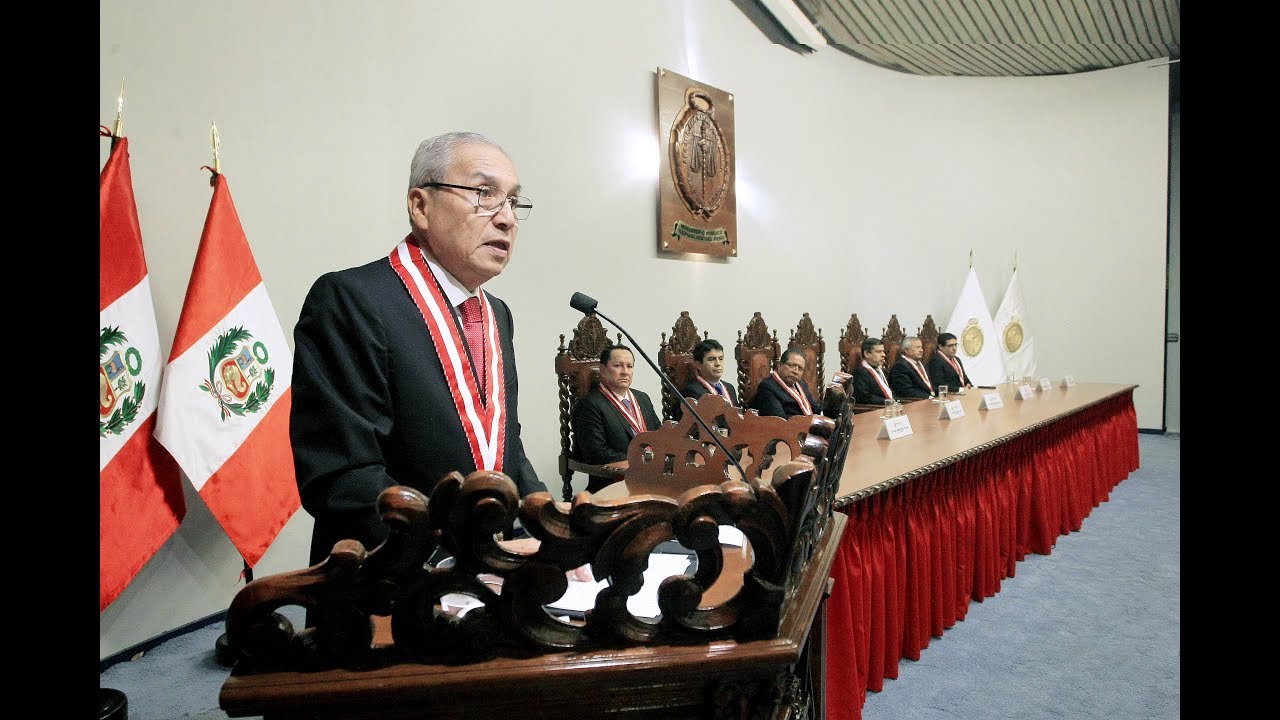 Ceremonia de juramentación del nuevo Fiscal de la Nación, Pedro Chávarry Vallejos