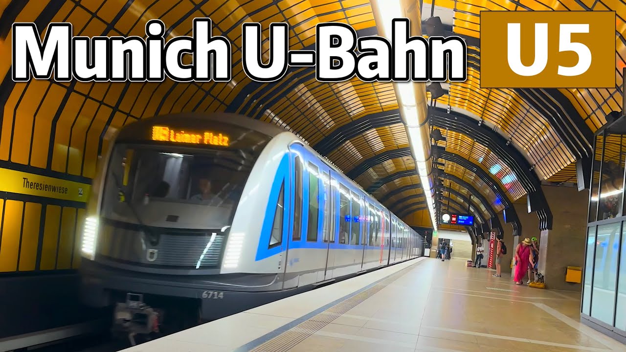 ⁴ᴷ⁶⁰ Exploring Munich U-Bahn Line U5