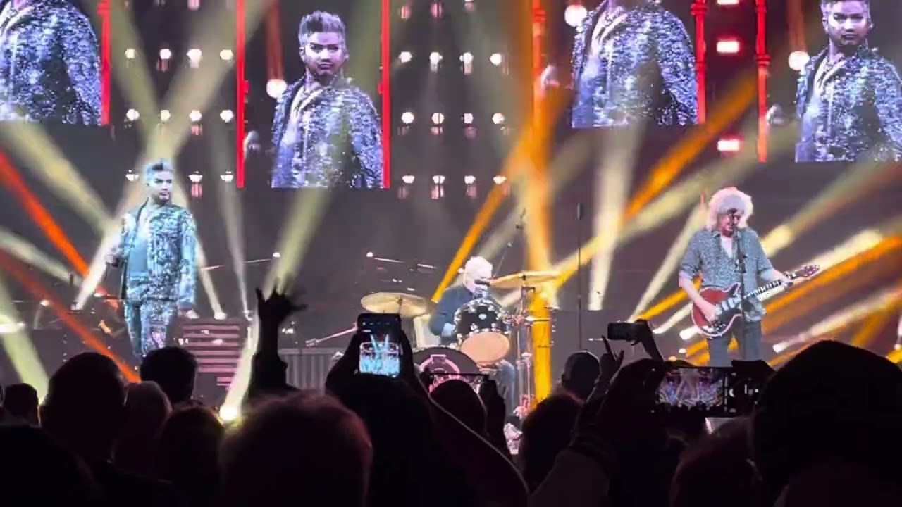 Tie Your Mother Down - Queen w/ Adam Lambert - 11/2/23 - Dallas, TX - American Airlines Center