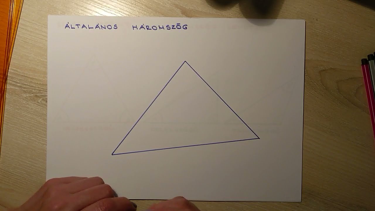 Háromszögek csoportosítása, tulajdonságaik