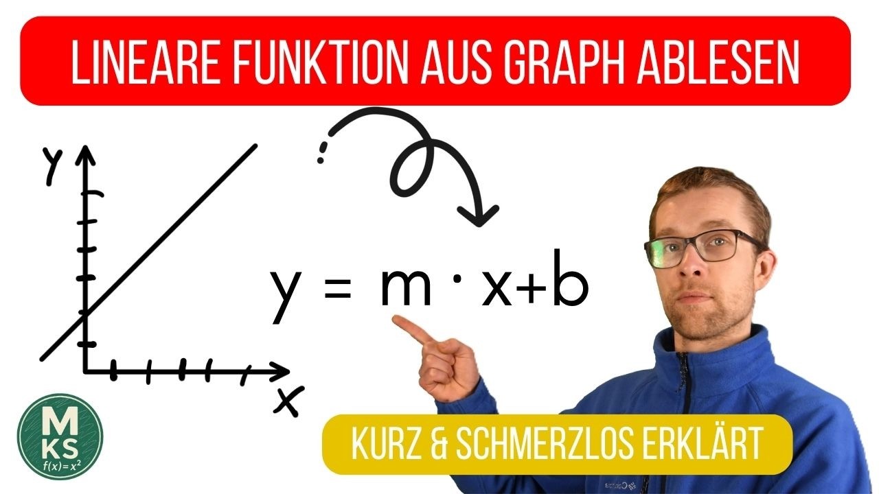 Lineare Gleichung aus Graphen ablesen:  - Kurz & schmerzlos - MKS