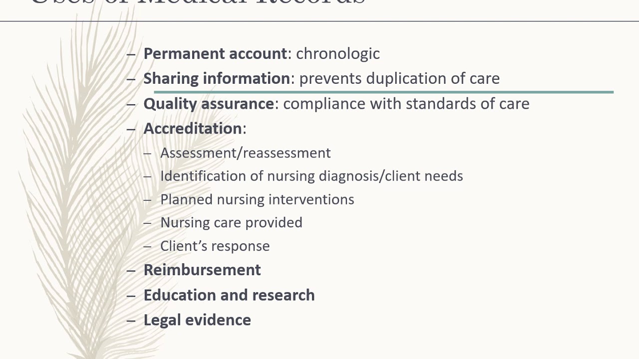 Recording and reporting in nursing