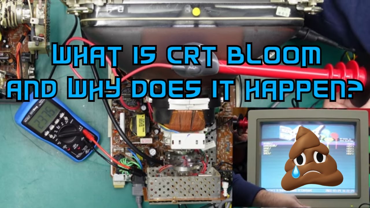 Commodore 1084 CRT monitors: bad flybacks and blooming