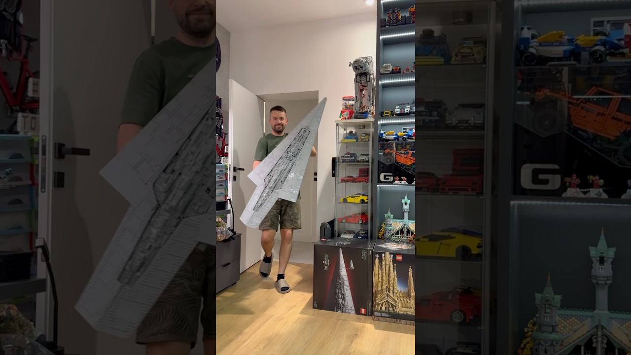How big is the new Super Star Destroyer from LEGO? #lego #rlfm #75457 #legostarwars #starwars