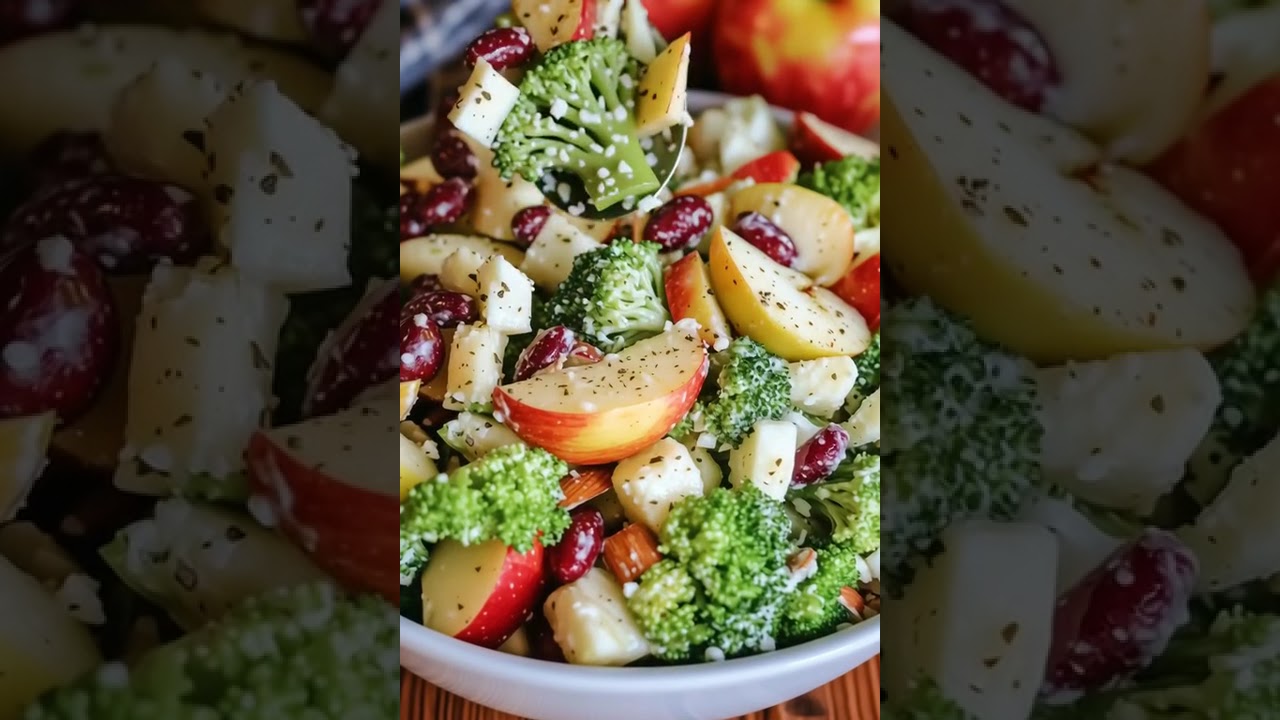 Honeycrisp Apple Broccoli Salad | Sweet & Crunchy Fall Side Dish
