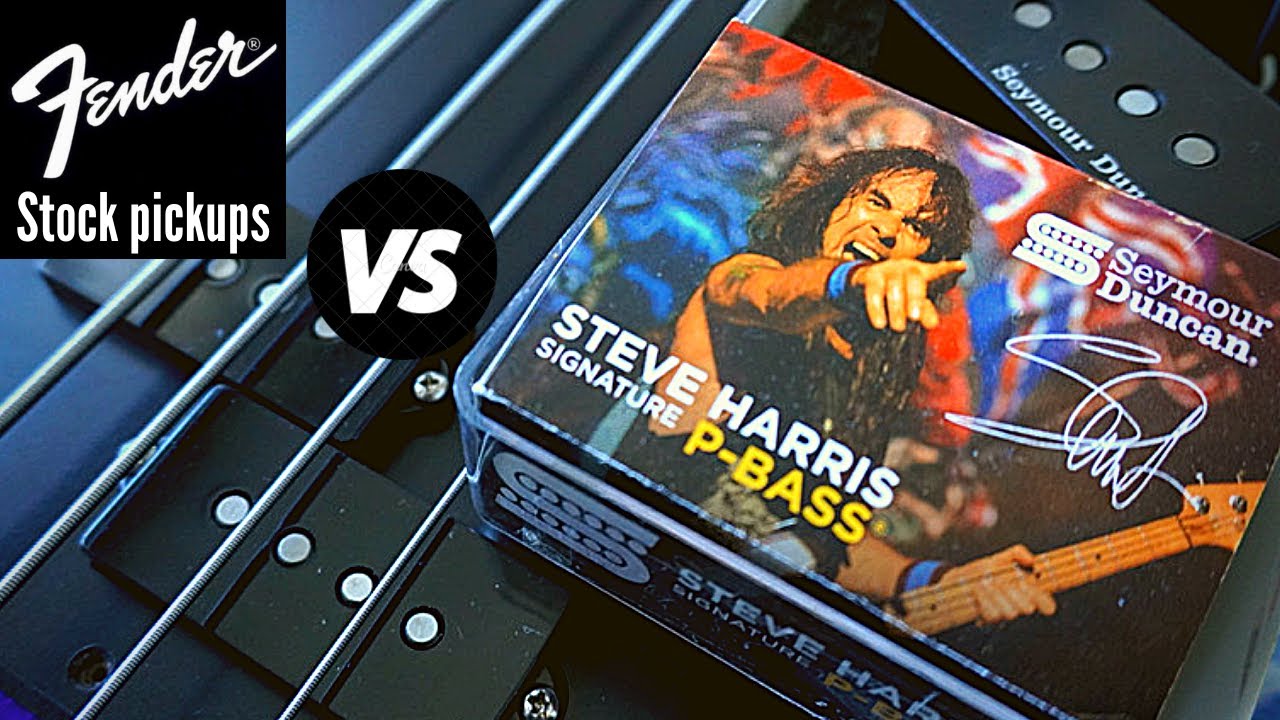 Fender Stock Pickups vs Seymour Duncan SPB-4 Steve Harris