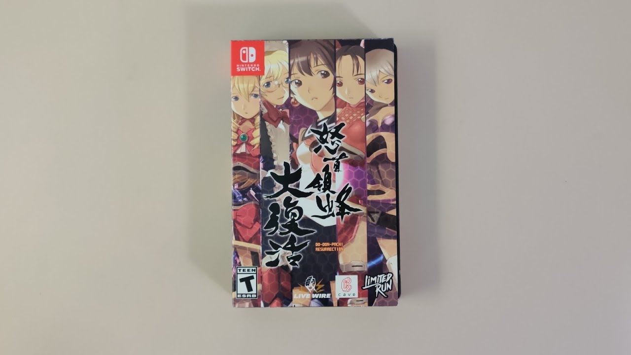 DoDonPachi Resurrection Nintendo Switch Unboxing Video