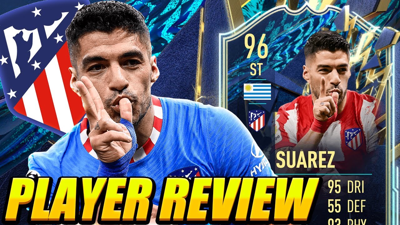 EL PISTOLERO! 🔫 96 TOTS SUAREZ PLAYER REVIEW! 96 TEAM OF THE SEASON SUAREZ REVIEW! 96 SUAREZ REVIEW
