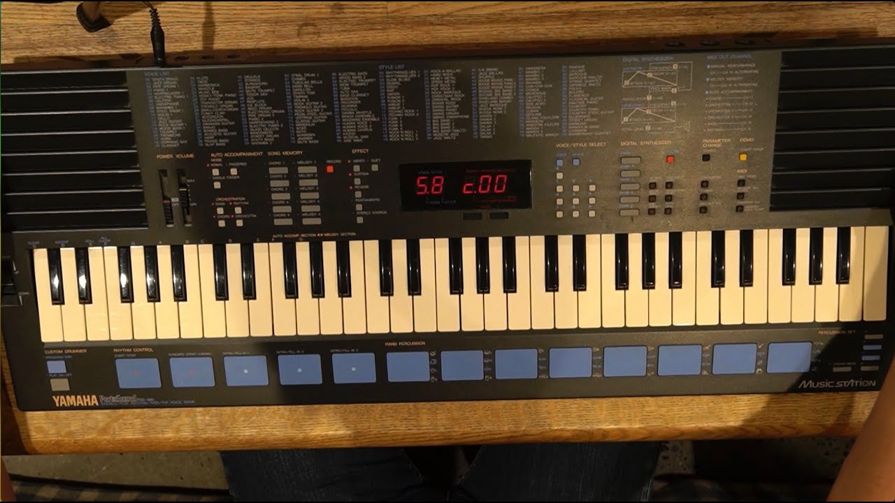 1988 Yamaha PSS 680 Unboxing and Review