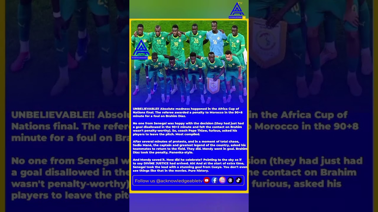 Afcon2025 final match played yesterday's results 18/01/26  Senegal are champion of Afcon2025 