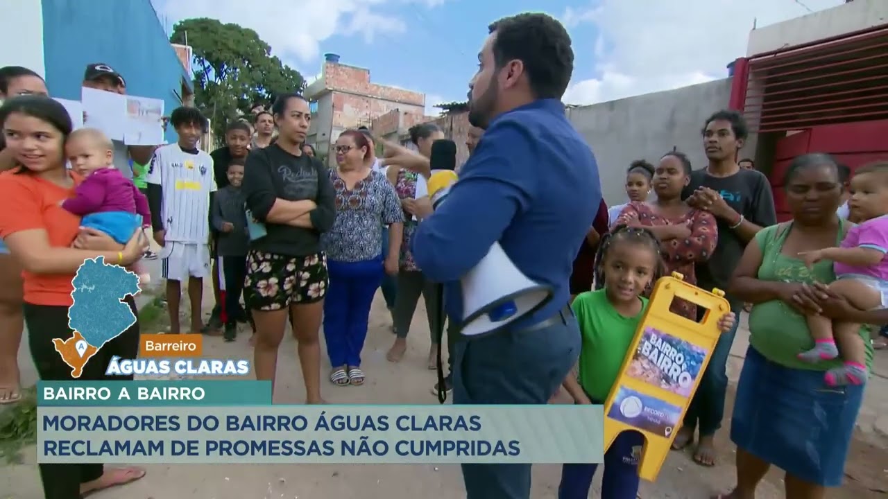 Bairro a Bairro: moradores denunciam esgoto a céu aberto e ruas com buracos em BH