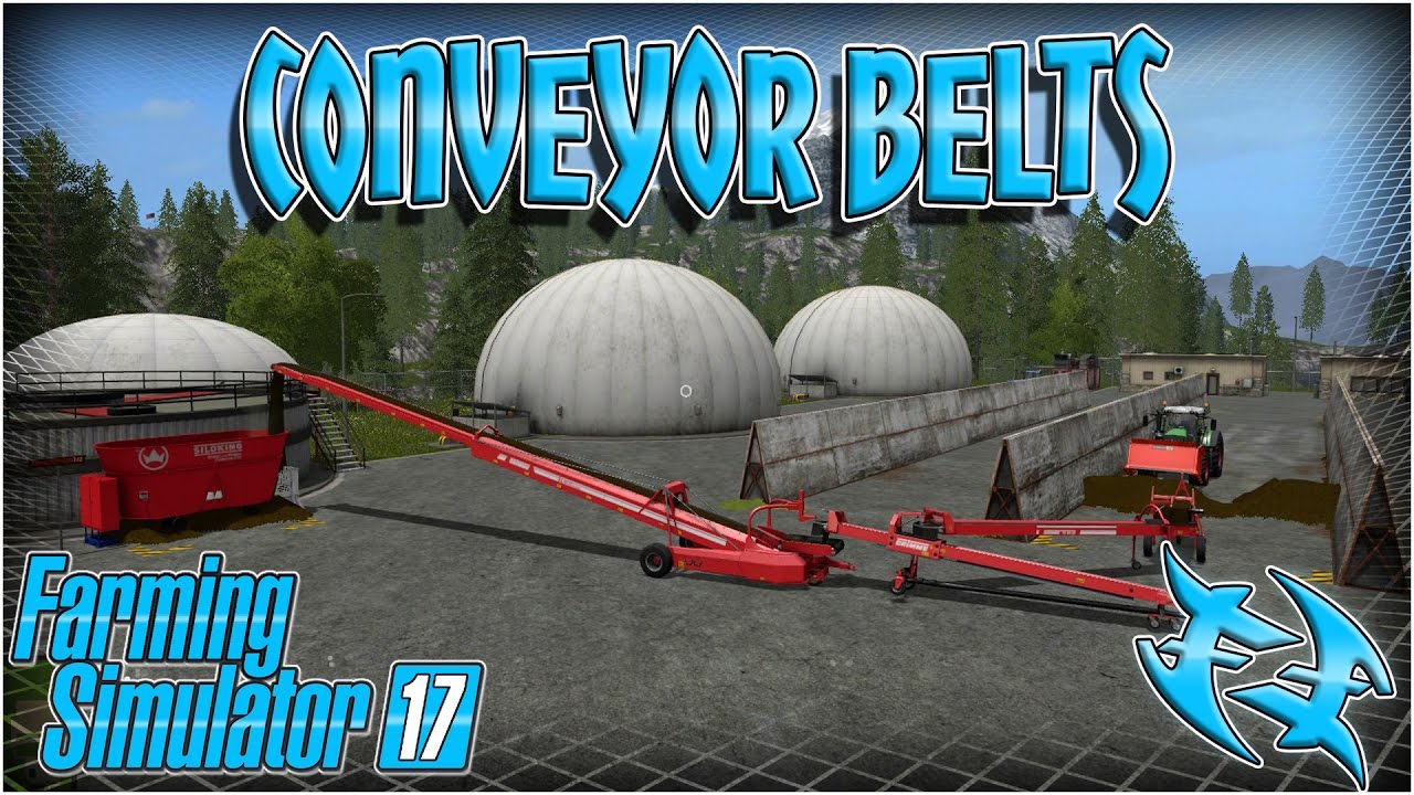 Farming Sim 2017 - How to use conveyor belts #xxfastfingersxx -farming simulator 17 - fs 17