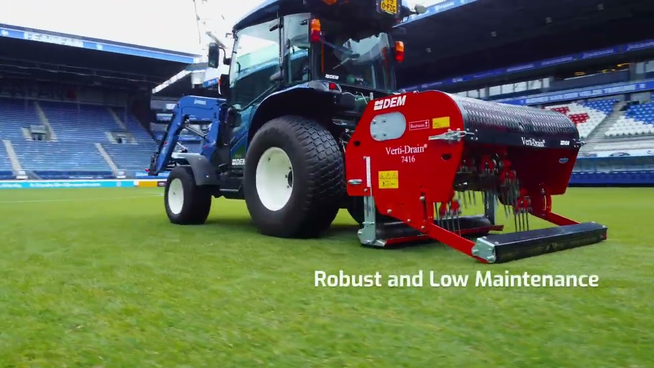 The Redexim Verti-Drain®: The Original Deep Tine Aerator