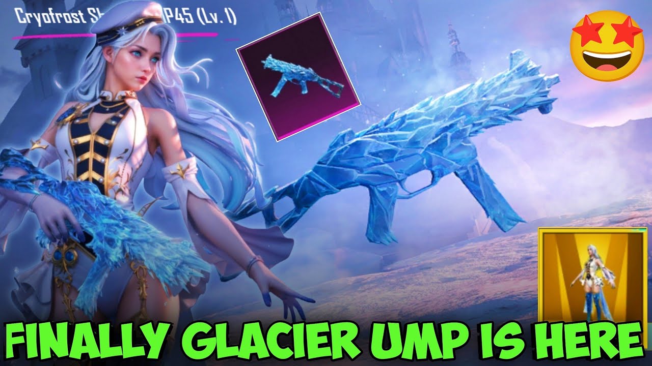 Finally, Max lv7 Glacier UMP Spin Crate Opening Is Here | Crystal Bloom Ultimate Set Crate Opening