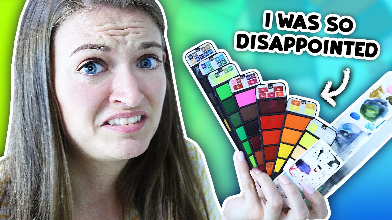 The WORST Watercolors I've EVER TRIED // My Snobby Art Review