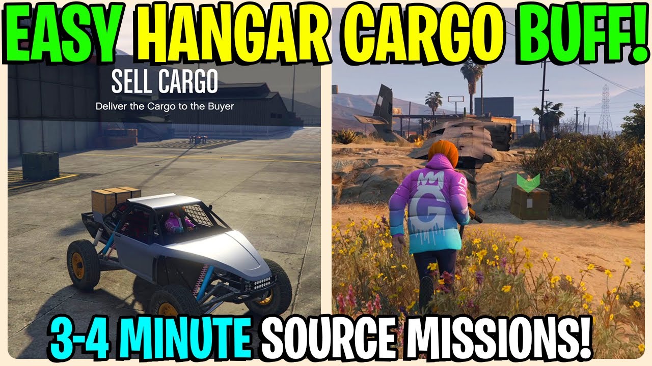 NEW Hangar Buff! Ground Missions Take 3-4 Mins! FAST, EASY HANGAR GUIDE GTA 5 Online
