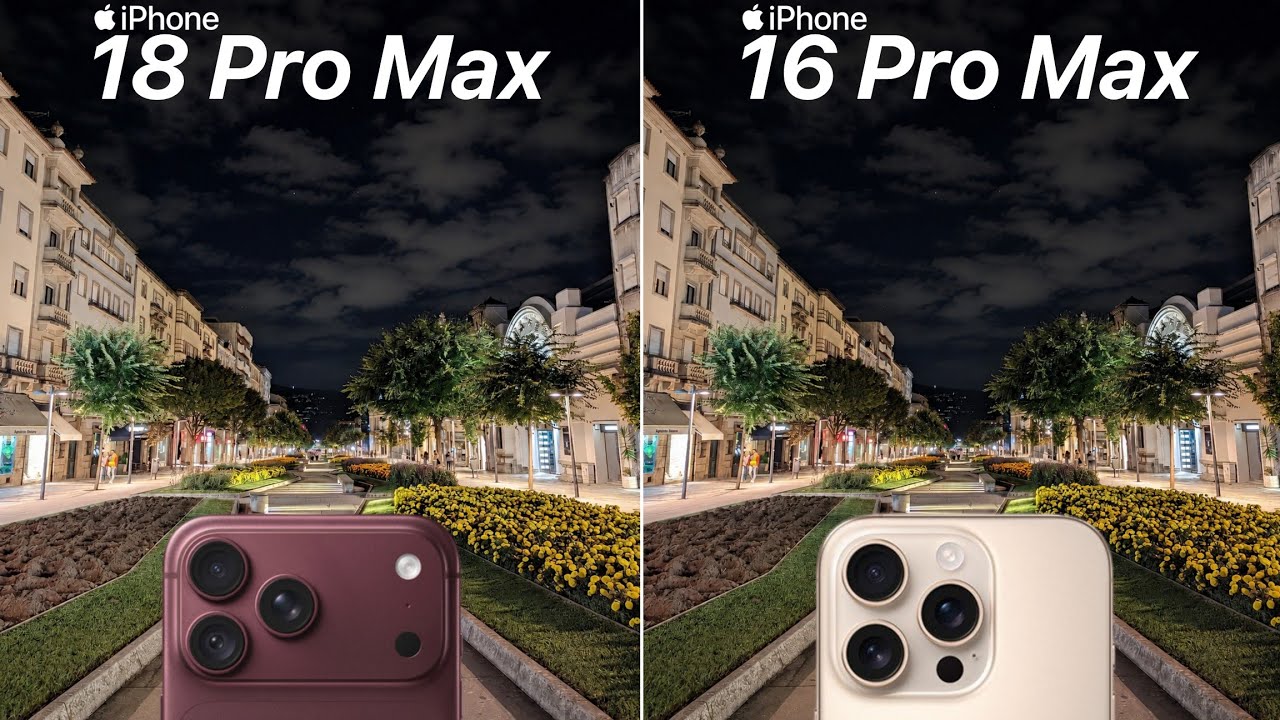Сравнение камер: iPhone 18 Pro Max против iPhone 16 Pro Max