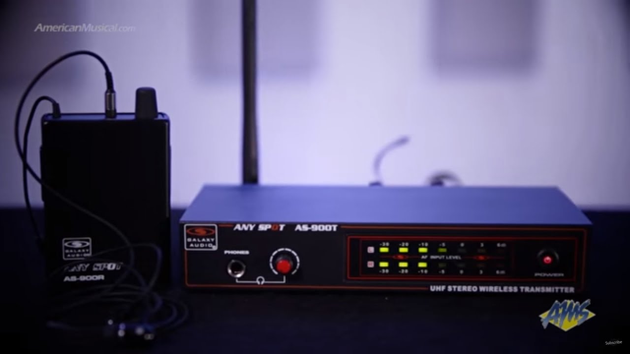 Galaxy Audio AS-900 Wireless In Ear Monitor System - Galaxy Audio AS-900