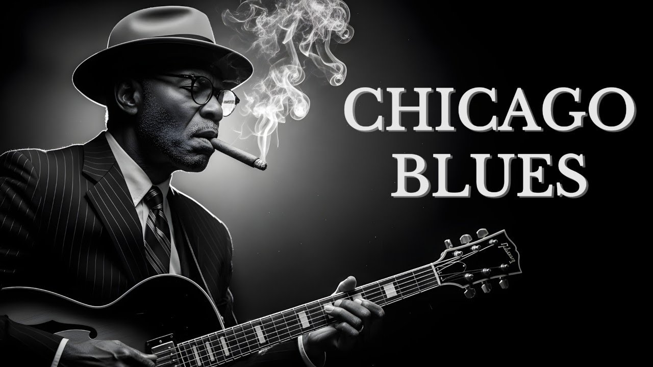 Midnight Chicago Blues – Soulful Guitar & Smoke