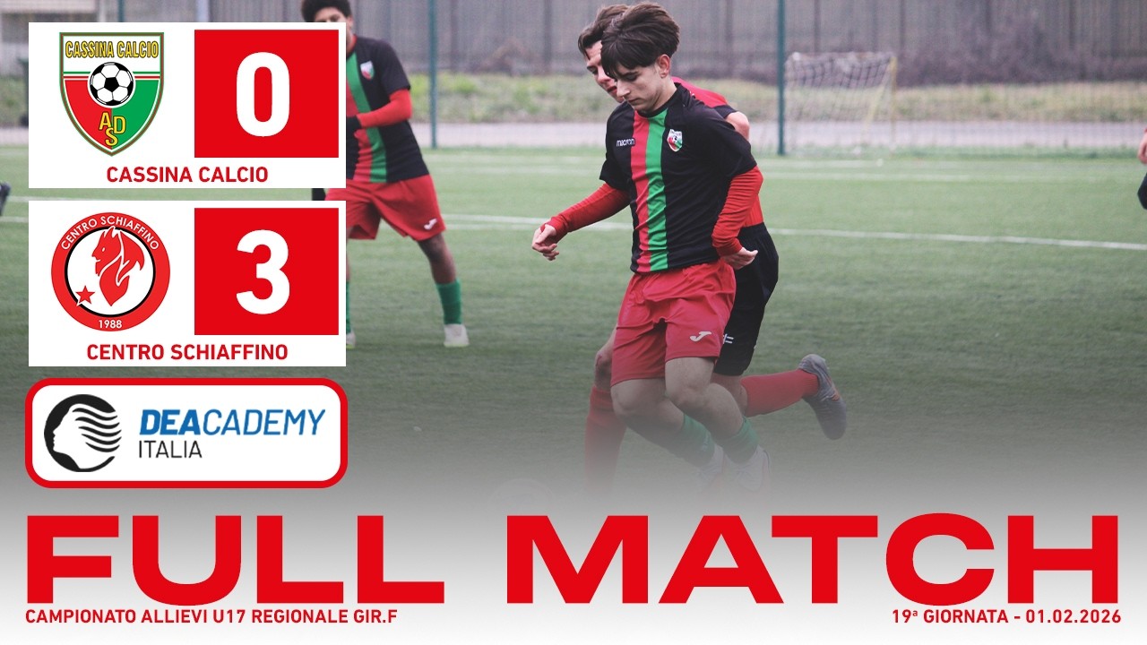 Cassina Calcio - Centro Schiaffino 0-3 | Full Match | Allievi U17 2009 2025/26