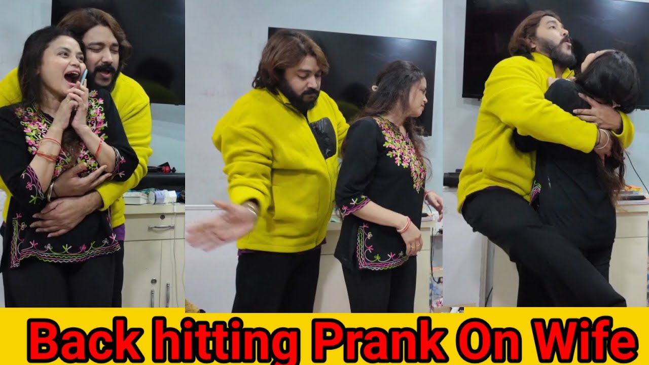 Back Hitting Prank On wife 👋 | Prank Gone Romantic 😍 #prank