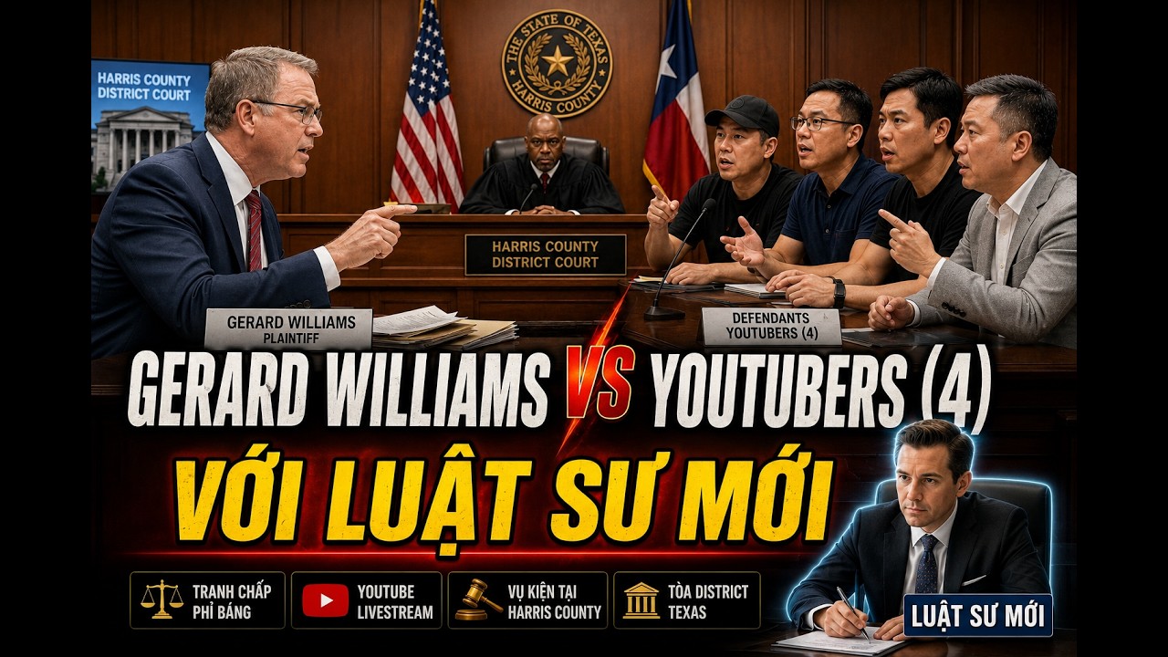 Gerard Williams vs youtubers (4) với Luật Sư mới