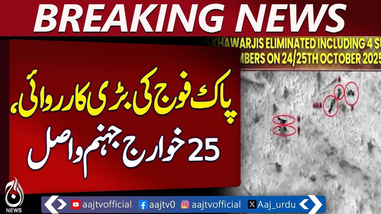 Pakistan Army neutralizes 25 terrorists in major anti-terror operation |  Pakistan news