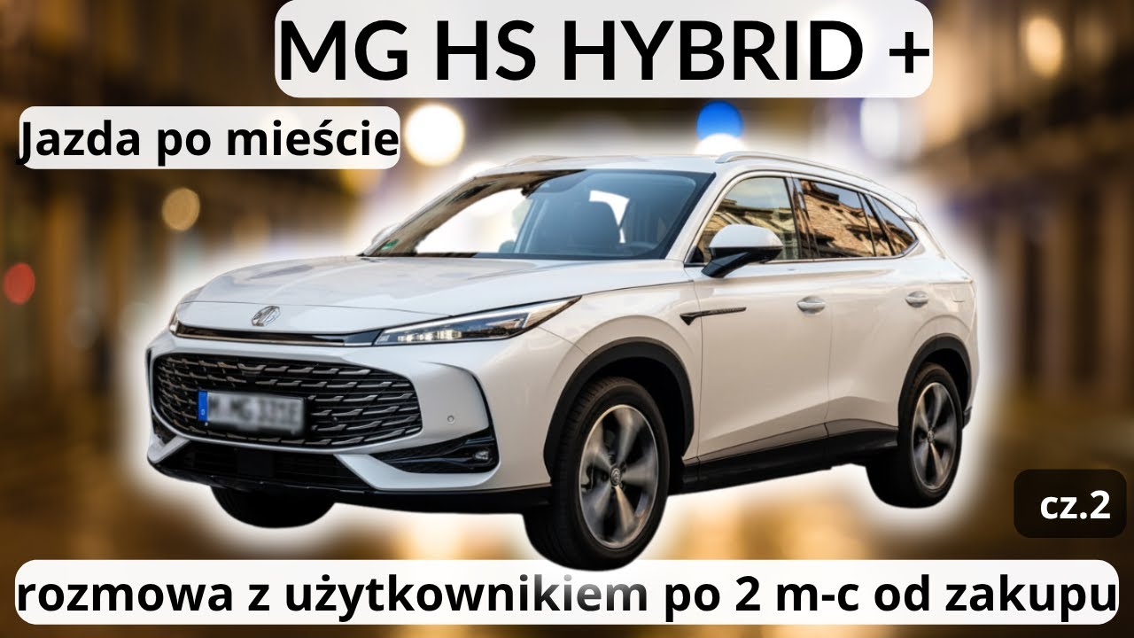 MG HS Hybrid+ 2025 w mieście! Spalanie, odzysk energii i reakcje kierowcy bez ściemy #mghs