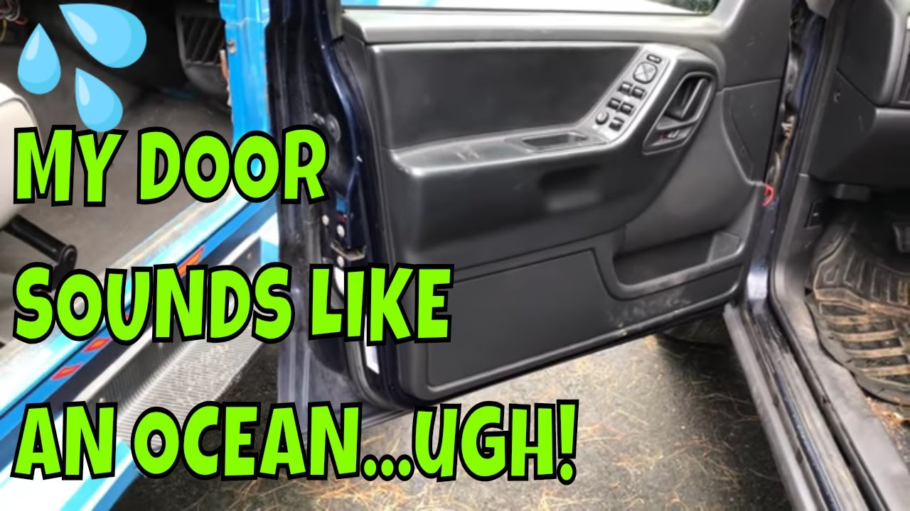 How To Drain Water Out of a Car Door