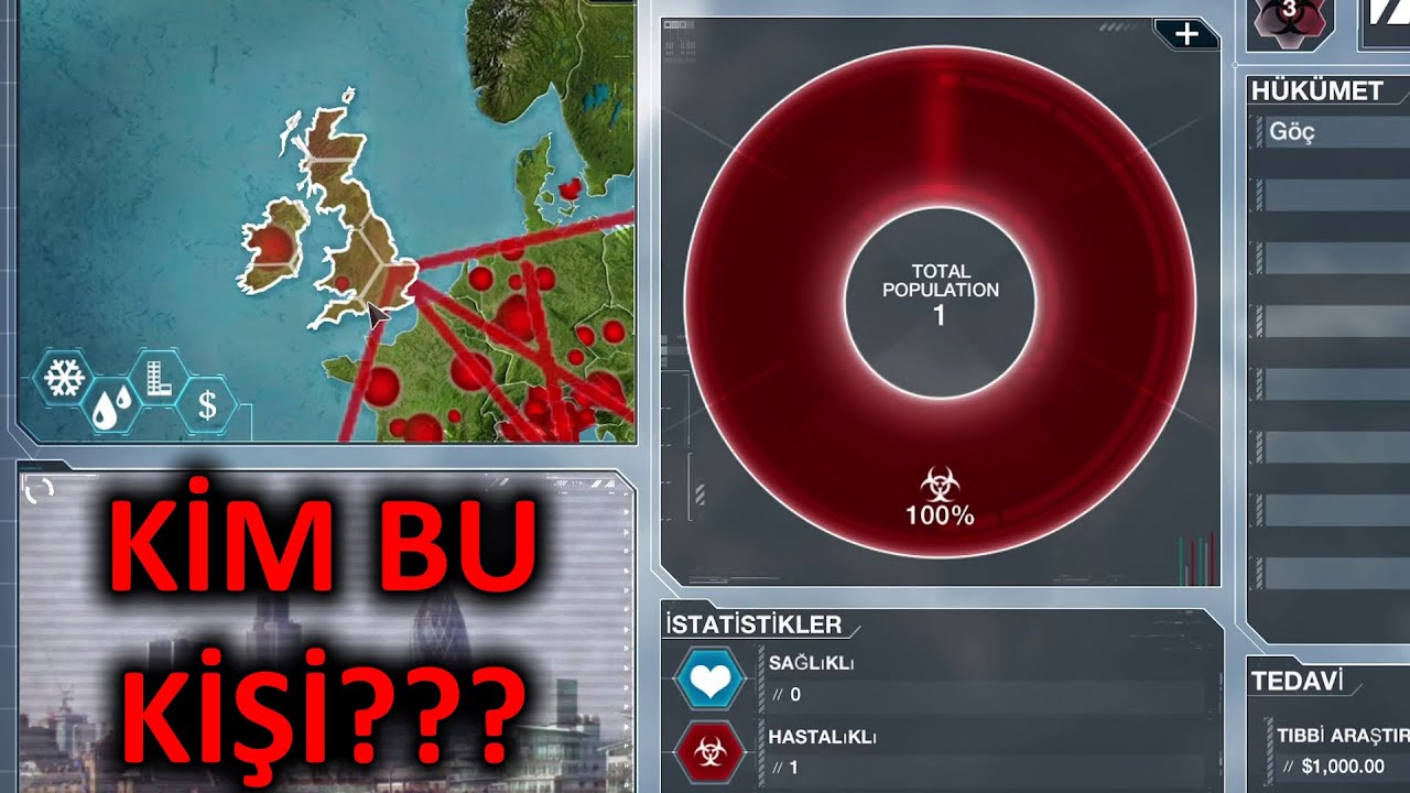 Plague Inc - İngiltere'de tek başına yaşayan koca yürekli kişi (Outbreak: Seans 18) [Türkçe]